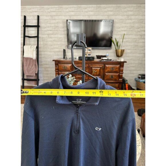Vineyard Vines Pullover Jersey Cotton 1/4 Zip Performance Long Sleeve Men Size L - Picture 4 of 6